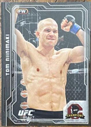 Tom Niinimaki 2014 Topps UFC Champions Base #194 Black