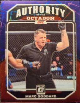 Marc Goddard 2023 Panini Donruss Optic UFC Base #147 Purple Velocity