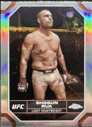 Mauricio Rua 2024 Topps Chrome UFC Base #130 Sepia Refractor