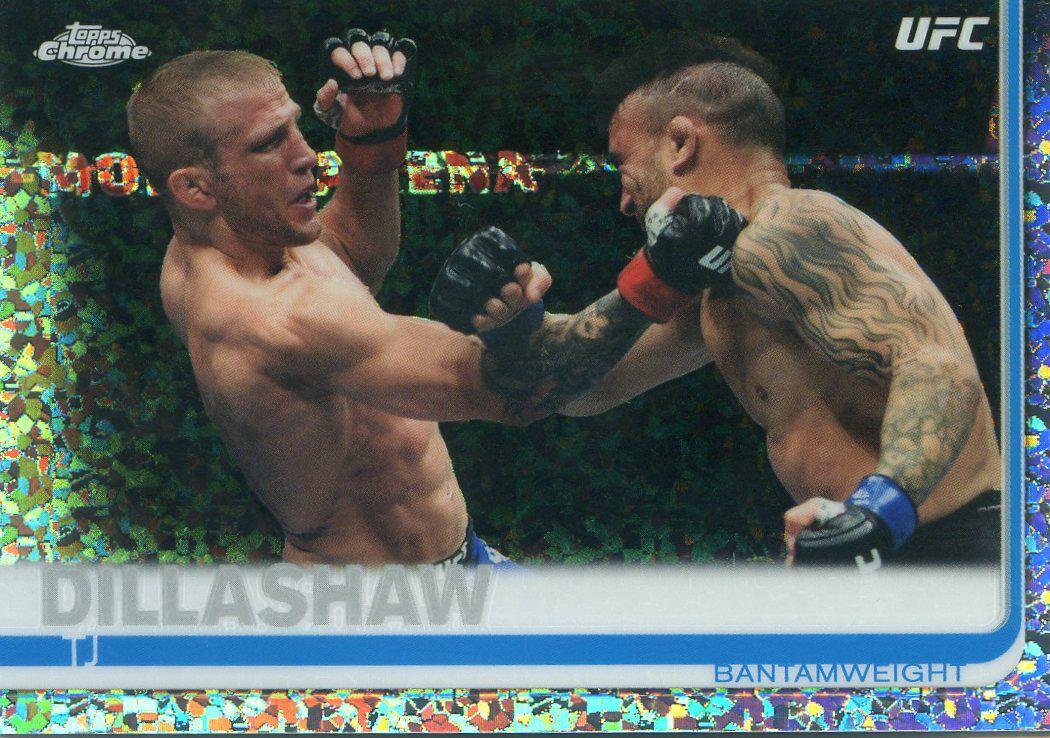 TJ Dillashaw 2019 Topps Chrome UFC Base #83 Diamond Hot Box