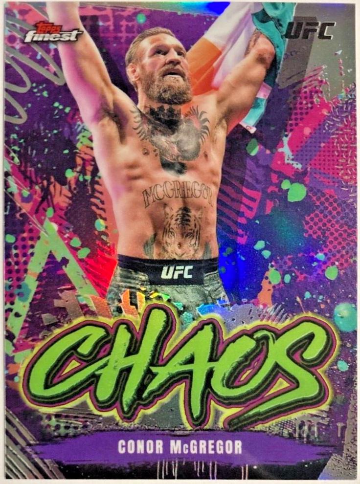 Conor McGregor 2024 Topps Finest UFC Chaos #CHA-22 Refractor