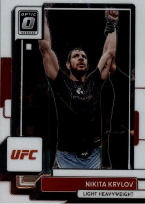Nikita Krylov 2023 Panini Donruss Optic UFC Base #62 Gold
