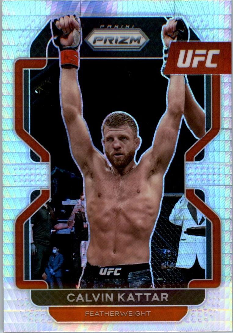 Calvin Kattar 2022 Panini Prizm UFC Base #169 Hyper