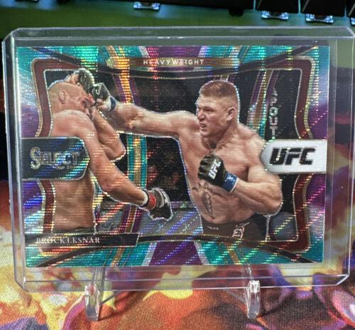Brock Lesnar 2021 Panini Select UFC Premier Level #175 Tri Color