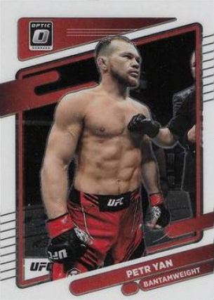 Petr Yan 2022 Panini Donruss Optic UFC Base #74 Gold Vinyl