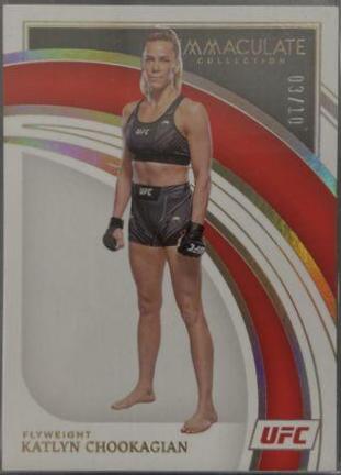 Katlyn Cerminara 2022 Panini Immaculate UFC Base #33 Gold