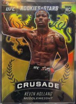 Kevin Holland 2021 Panini Chronicles UFC Base Crusade #224 Gold