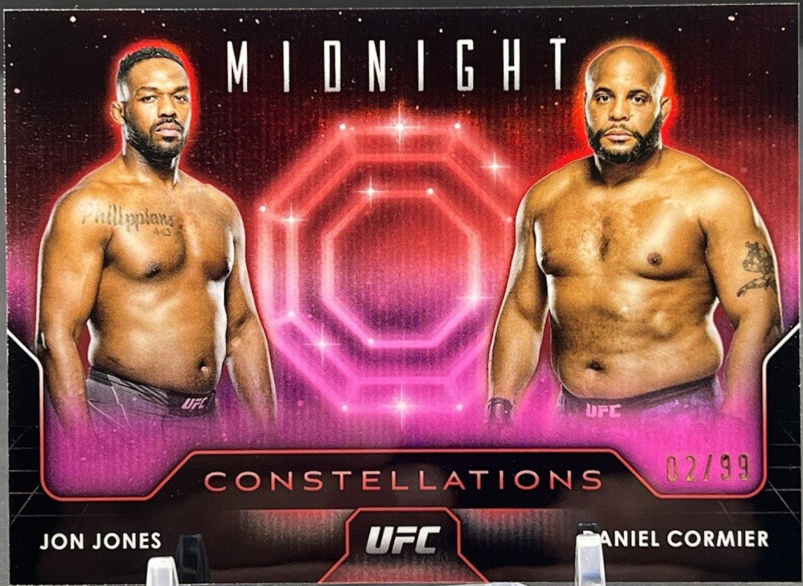 Jon Jones / Daniel Cormier 2024 Topps Midnight UFC Constellations #CO-10 Twilight