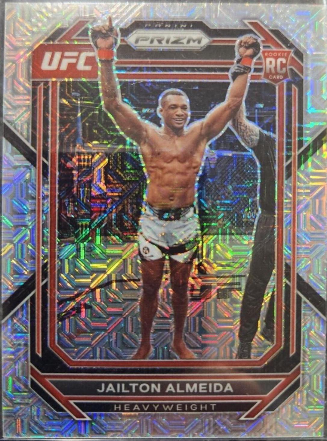 Jailton Almeida 2023 Panini Prizm UFC Base #197 Mojo