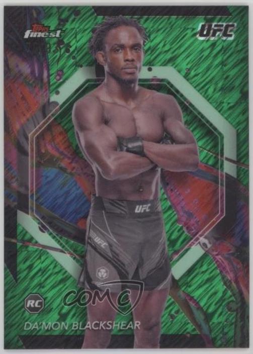 Da'Mon Blackshear 2024 Topps Finest UFC Base Common #29 Green Shimmer Refractor