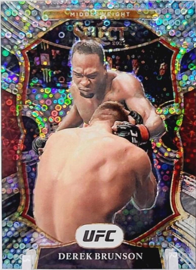 Derek Brunson 2021 Panini Select UFC Concourse #12 Disco