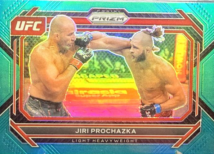 Jiri Prochazka 2023 Panini Prizm UFC Base #54 Green
