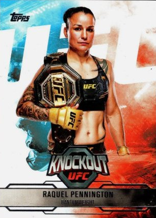 Raquel Pennington 2025 Topps Knockout UFC Base #63 Black