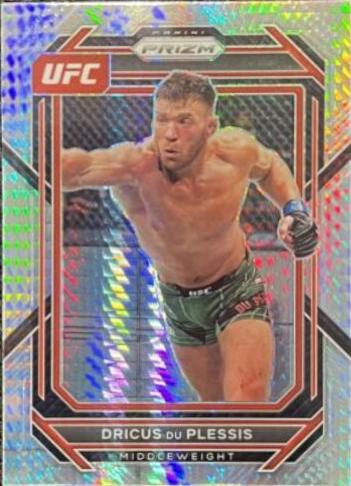 Dricus Du Plessis 2023 Panini Prizm UFC Base #195 Hyper