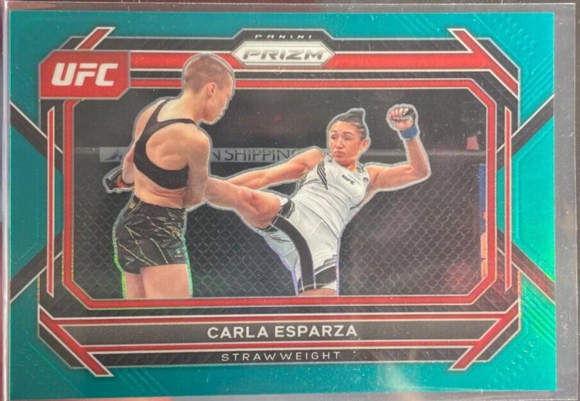 Carla Esparza 2023 Panini Prizm UFC Base #78 Teal