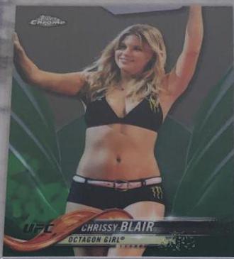 Chrissy Blair 2018 Topps Chrome UFC Base #45 Green