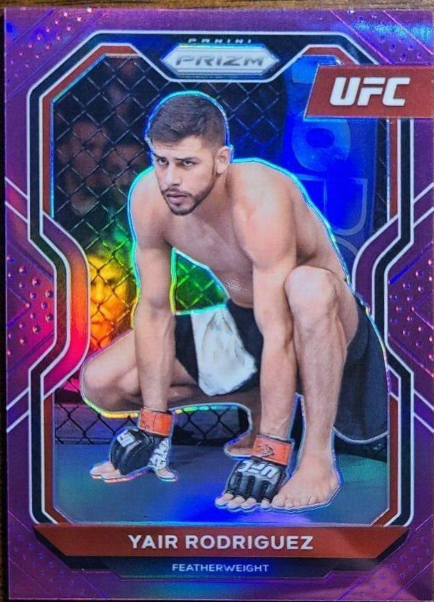 Yair Rodríguez 2021 Panini Prizm UFC Base #73 Purple
