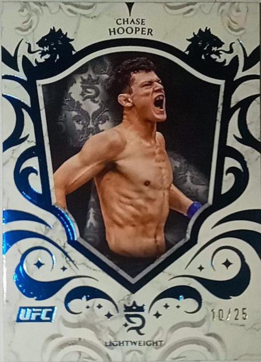 Chase Hooper 2025 Topps Royalty UFC Base #23 Blue