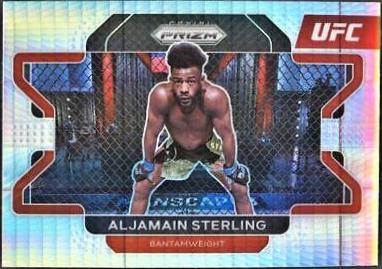 Aljamain Sterling 2022 Panini Prizm UFC Base #55 Hyper