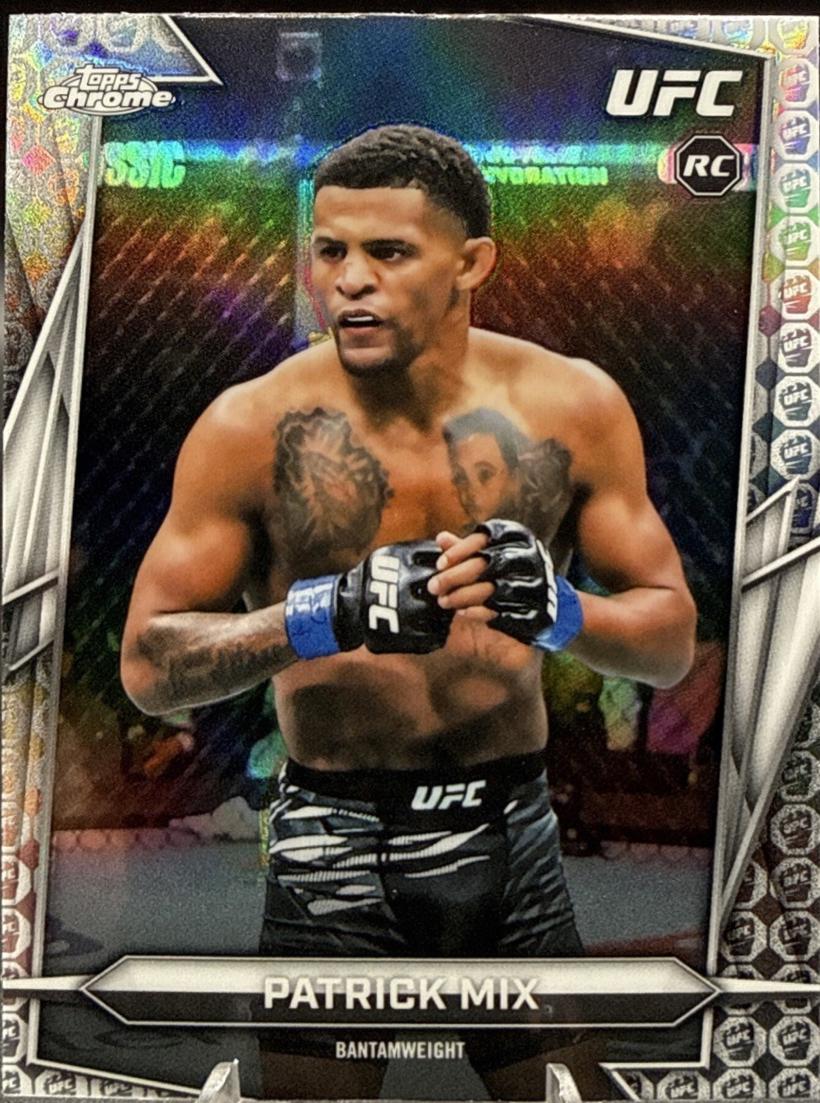 Patrick Mix 2026 Topps Chrome UFC Base #9 UFC Glove Refractor