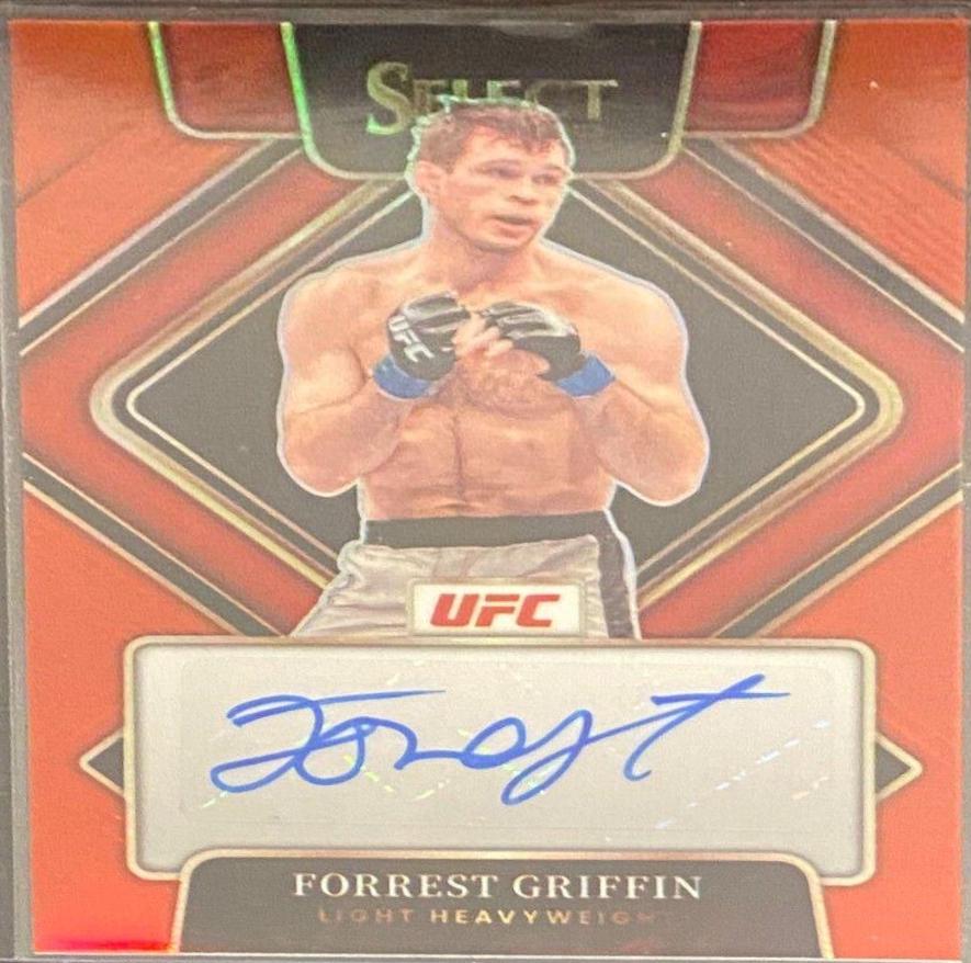 Forrest Griffin 2022 Panini Select UFC Signatures #10 Red