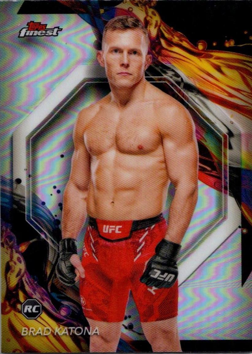 Brad Katona 2024 Topps Finest UFC Base Uncommon #105 Refractor