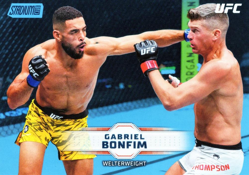 Gabriel Bonfim 2026 Topps Stadium Club UFC Base #102 Light Blue