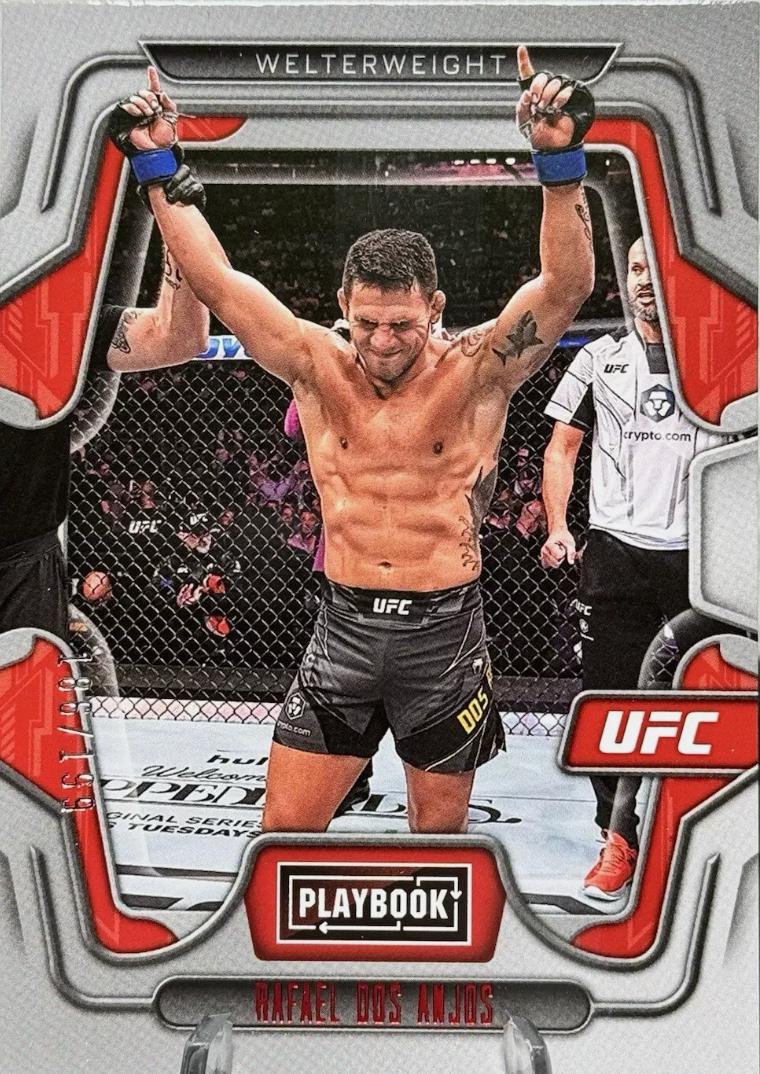 Rafael Dos Anjos 2023 Panini Chronicles UFC Base Playbook #118 Red