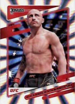 Alexander Volkanovski 2022 Panini Donruss UFC Base #23 Laser