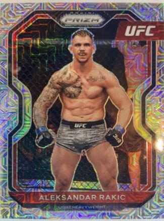 Aleksandar Rakic 2021 Panini Prizm UFC Base #16 Mojo