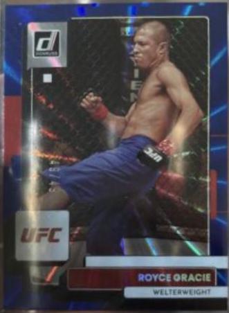 Royce Gracie 2023 Panini Donruss UFC Base #191 Blue Laser
