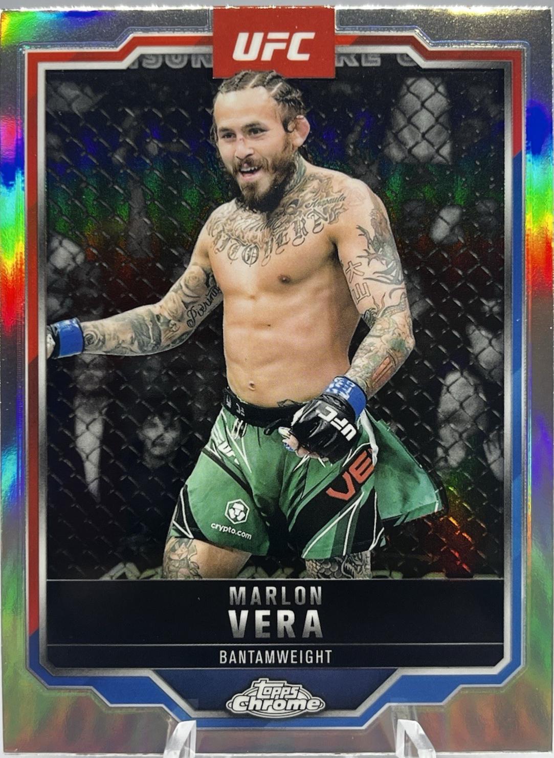 Marlon Vera 2025 Topps Chrome UFC Base #151 Refractor