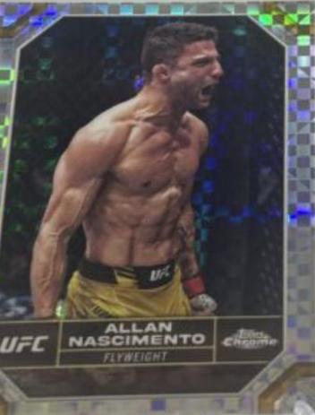 Allan Nascimento 2024 Topps Chrome UFC Base #13 X-Fractor