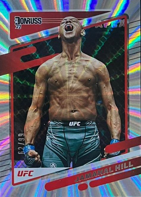 Jamahal Hill 2022 Panini Donruss UFC Base #115 Laser