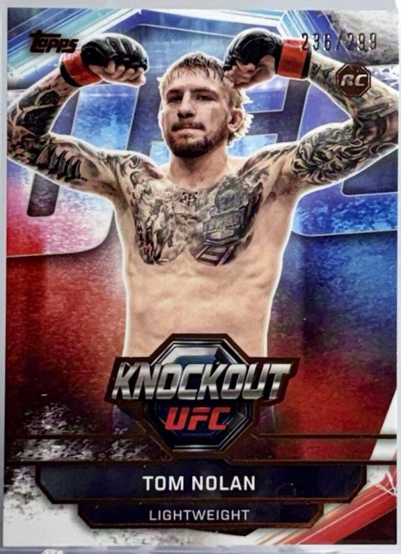 Tom Nolan 2026 Topps Knockout UFC Base #72 Bronze