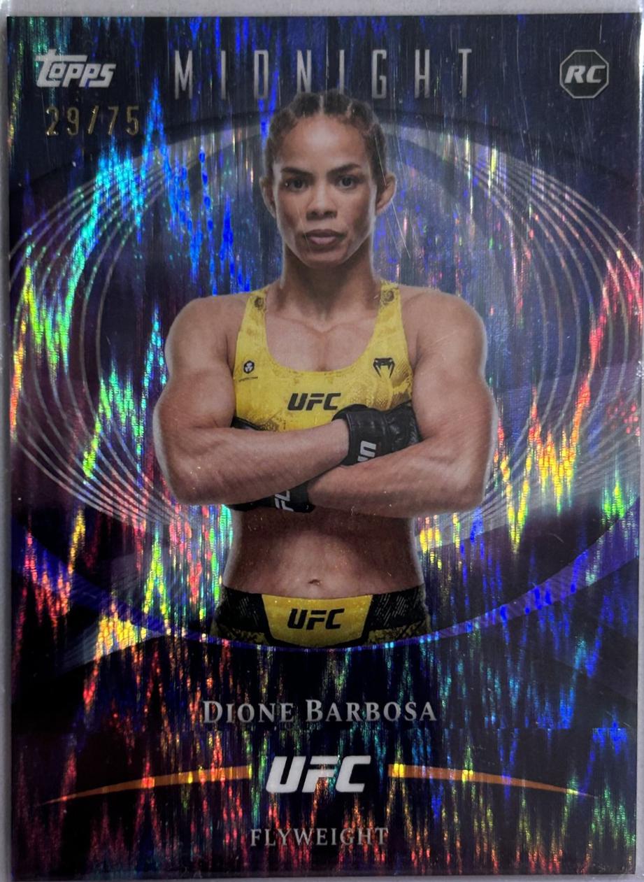 Dione Barbosa 2026 Topps Midnight UFC Base #4 Dusk