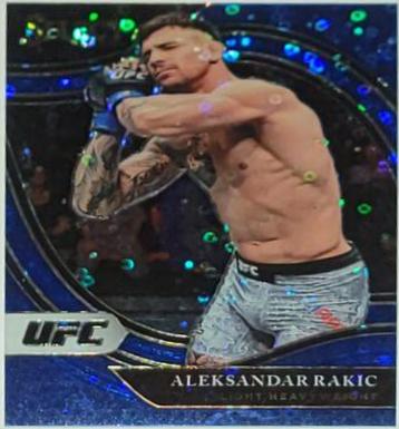 Aleksandar Rakic 2021 Panini Select UFC Octagonside #226 Blue Disco