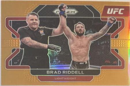 Brad Riddell 2022 Panini Prizm UFC Base #37 Orange
