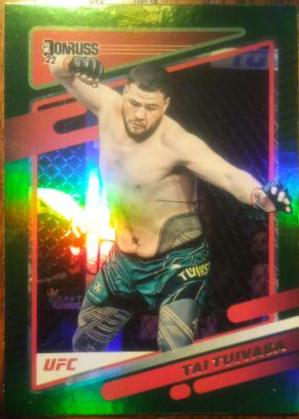 Tai Tuivasa 2022 Panini Donruss UFC Base #200 Green