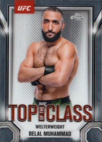 Belal Muhammad 2025 Topps Chrome UFC Top of the Class #TTC-6 Refractor