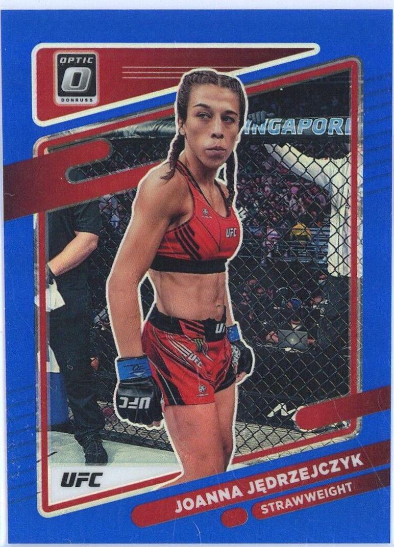 Joanna Jędrzejczyk 2022 Panini Donruss Optic UFC Base #87 Blue