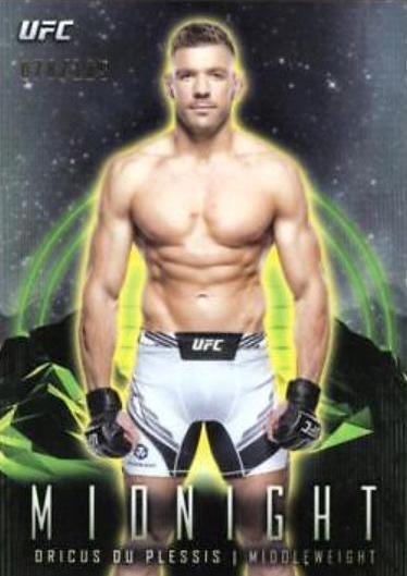 Dricus Du Plessis 2024 Topps Midnight UFC Base #12 Morning