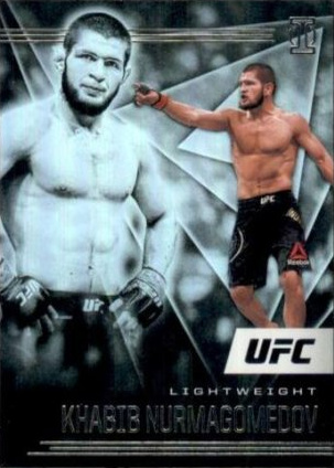 Khabib Nurmagomedov 2021 Panini Chronicles UFC Base Illusions #164 Asia Gold