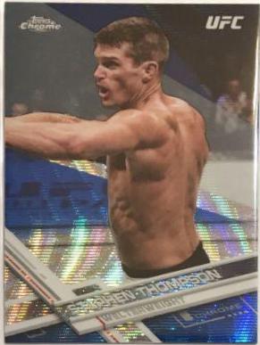 Stephen Thompson 2017 Topps Chrome UFC Base #59 Blue Wave