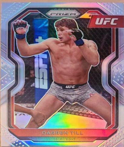 Darren Till 2021 Panini Prizm UFC Base #80 Silver