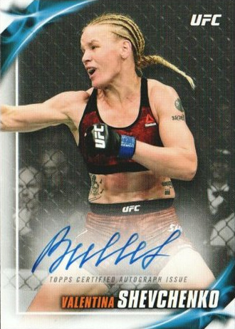 Valentina Shevchenko 2019 Topps UFC Knockout Knockout Autographs #KA-VS Red