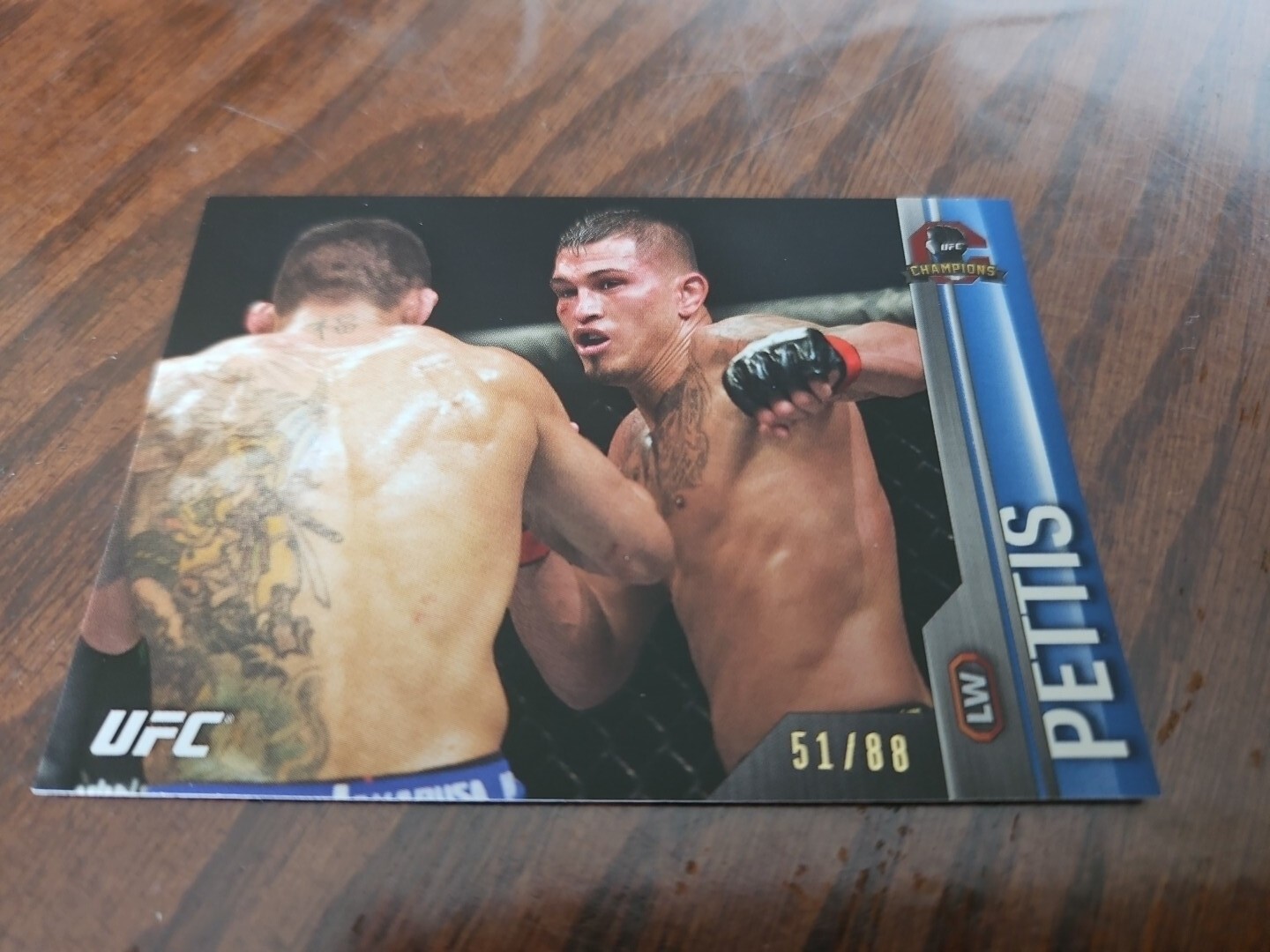 Anthony Pettis 2015 Topps UFC Champions Base #177 Blue