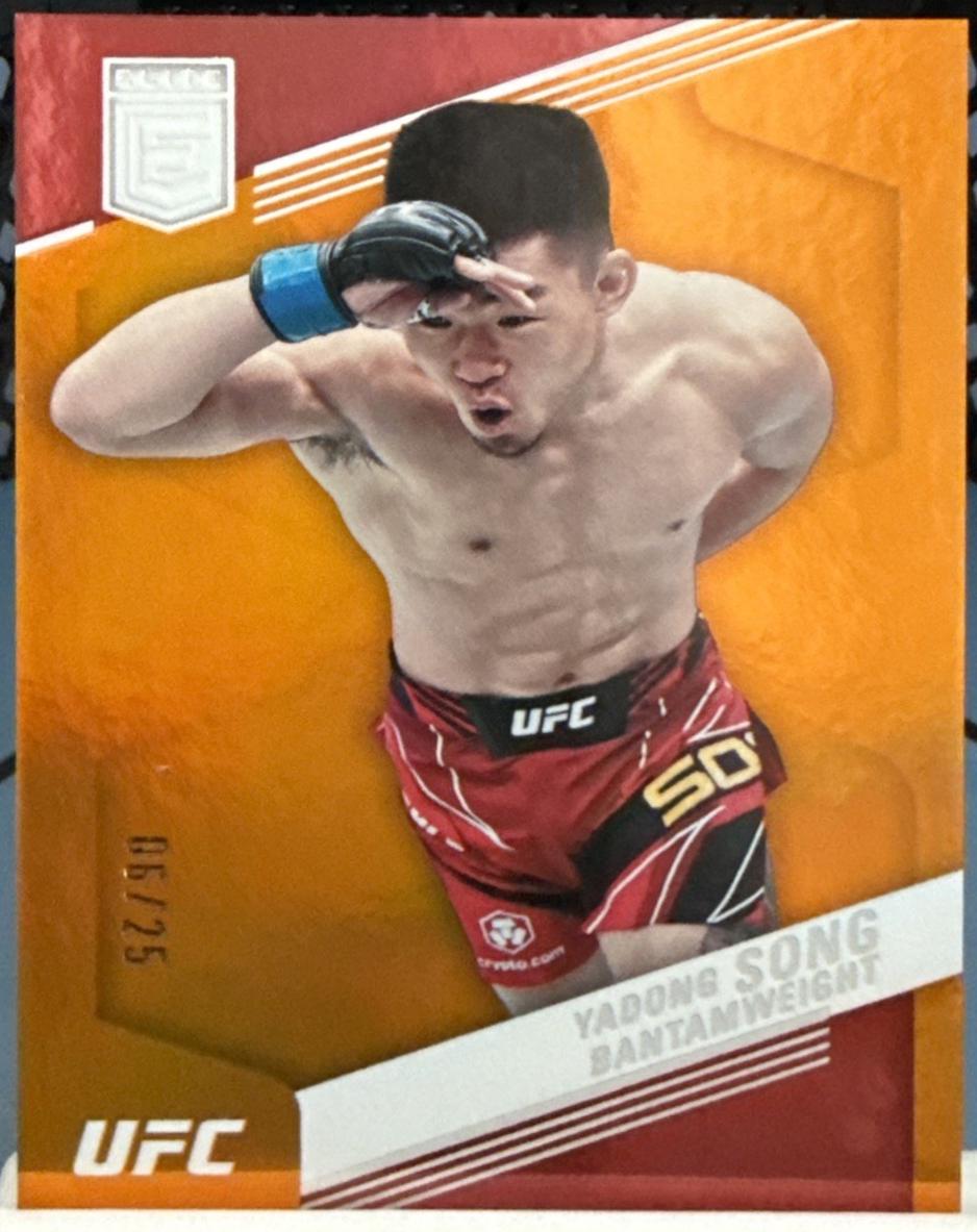 Song Yadong 2023 Panini Chronicles UFC Base Elite #260 Orange