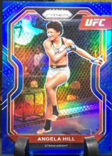 Angela Hill 2021 Panini Prizm UFC Base #86 Blue