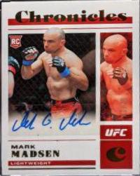 Mark Madsen 2023 Panini Chronicles UFC Chronicles Signatures #CS-MMS Gold